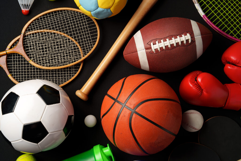 various-sports-equipment-black-background-studio-shot (3)